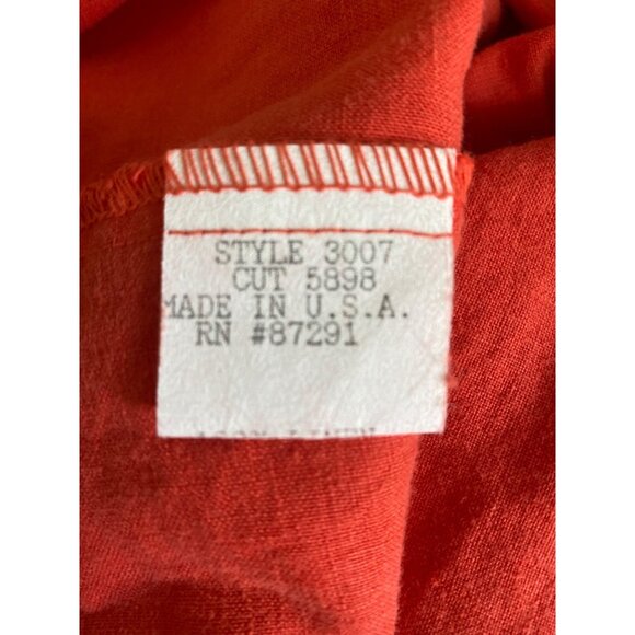 Johnny Was Orange Linen 2-Piece Dress & Jacket Set With Embroidered Details Sz S - Picture 13 of 16